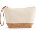 BLANCHETT. Kulturtasche aus 100% Baumwolle und Kork, Naturhell