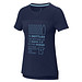 Borax Cool Fit T-Shirt aus recyceltem  GRS Material für Damen, navy, XL