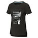 Borax Cool Fit T-Shirt aus recyceltem  GRS Material für Damen, schwarz, S