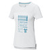 Borax Cool Fit T-Shirt aus recyceltem  GRS Material für Damen, weiss, L
