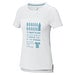 Borax Cool Fit T-Shirt aus recyceltem  GRS Material für Damen, weiss, S