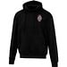 Boris Oversize Kapuzenpullover aus recycelter 280 g/m2 Bio Baumwolle (OCS), unisex, schwarz, L