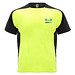 Bugatti T-Shirt Unisex aus recyceltem Material, Fluor Yellow / schwarz, L