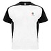 Bugatti T-Shirt Unisex aus recyceltem Material, weiß / schwarz, L