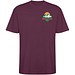 Bull Overzise T-Shirt Unisex, Plum red, 2XL