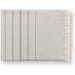CAPLAN. Multifunktionstuch (260 g/m²) aus Baumwolle (90%) und recycelter Baumwolle (10%), Hellgrau