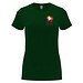 Capri T-Shirt für Damen, dunkelgrün, L