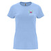 Capri T-Shirt für Damen, himmelblau, 2XL