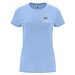 Capri T-Shirt für Damen, himmelblau, L