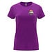 Capri T-Shirt für Damen, lila, L