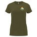 Capri T-Shirt für Damen, Militar Green, L
