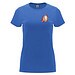 Capri T-Shirt für Damen, Riviera Blue, L