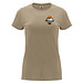 Capri T-Shirt für Damen, sand meliert, 2XL