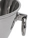 Champagner Kühler aus massiven Metall, grau Champagner Kühler aus massiven Metall, grau