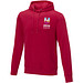 Charon Herren Kapuzenpullover, rot, L