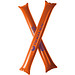 Cheer 2 aufblasbare Klatsch-Stangen, orange Cheer 2 aufblasbare Klatsch-Stangen, orange