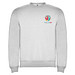 Clasica Sweatshirt mit Rundhalsausschnitt Unisex, Ash white melange, 2XL