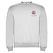Clasica Sweatshirt mit Rundhalsausschnitt Unisex, Ash white melange, M