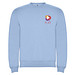 Clasica Sweatshirt mit Rundhalsausschnitt Unisex, himmelblau, M