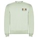 Clasica Sweatshirt mit Rundhalsausschnitt Unisex, Mist Green, L