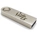 Compact USB-Stick, silber, 4GB