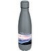 Cove 750 ml RCS-zertifizierte, einwandige Trinkflasche aus recyceltem Edelstahl, grau matt