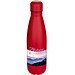 Cove 750 ml RCS-zertifizierte, einwandige Trinkflasche aus recyceltem Edelstahl, rot