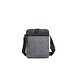 CrossBag ELEGANCE, schwarz-grau meliert