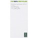 Desk-Mate® 1/3 A4 recyclelter Notizblock, weiss, 25 pages
