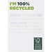 Desk-Mate® A7 recycelter Notizblock, weiss, 25 pages
