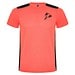 Detroit Sport T-Shirt für Kinder, Fluor Coral / schwarz, 16