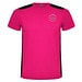 Detroit Sport T-Shirt für Kinder, fuchsia / schwarz, 16