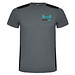 Detroit T-Shirt Unisex aus recyceltem Material, Ebony / schwarz, 2XL