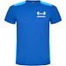 Detroit T-Shirt Unisex aus recyceltem Material, royalblau, 2XL