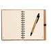 DICKENS A5. A5 Spiralnotizbuch aus Bambus mit 100% Recyclingpapier, Natur