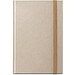 DICKINSON. A5-Notizbuch mit festem Einband, hergestellt aus Zuckerrohrpapier (80 % zuckerrohr) mit linierten Seiten, Natur