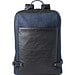 DIVERGENT BACKPACK I. Laptop-Rucksack bis zu 15.6'' aus Denim und PU, Dunkelblau