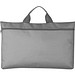 Dokumententasche aus strapazierfähigem Polyester mit Reißverschluss und Tragegriff, grau