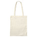 Einkaufstasche Baumwolle, natur, lange Henkel
