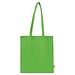 Einkaufstasche mit langen Henkeln aus recycelter Baumwolle und RPET  , apfelgrün