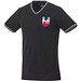 ELEVATE Herren T-Shirt Elbert Piqué, schwarz,grau meliert,weiss, XL ELEVATE Herren T-Shirt Elbert Piqué, schwarz,grau meliert,weiss, XL