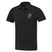 Emerald Polo Unisex, schwarz, XXS