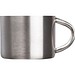 Espressotasse aus Edelstahl 60ml, silbergrau