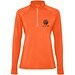 Estambul Half-Zip Sweatshirt für Damen, Fire orange, L