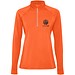 Estambul Half-Zip Sweatshirt für Damen, Fire orange, S
