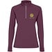 Estambul Half-Zip Sweatshirt für Damen, Plum red, L