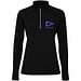 Estambul Half-Zip Sweatshirt für Damen, schwarz, L