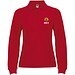 Estrella Langarm Poloshirt für Damen, rot, 2XL