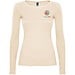 Extreme Langarmshirt für Damen, sand meliert, S
