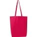 Fairtrade Baumwolltasche mit Bodenfalte PIOTR, rot